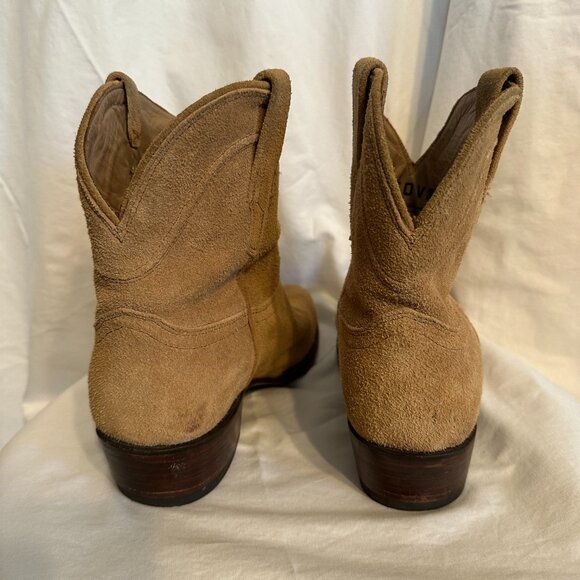 Tecovas Sand Suede Western Boots - Picture 7 of 8